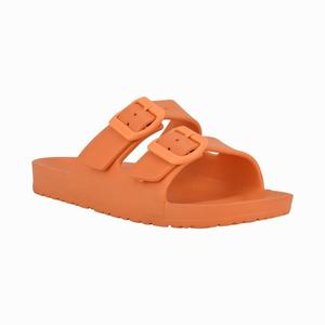 Nine West Splash Flat Slides - Orange - Ireland (CE8621403)